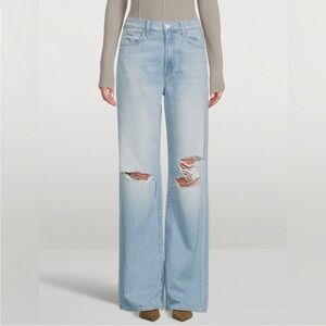 Mother Superior Destructive Maven Heel Wash Ripped Off Distressed Jeans Sz 31